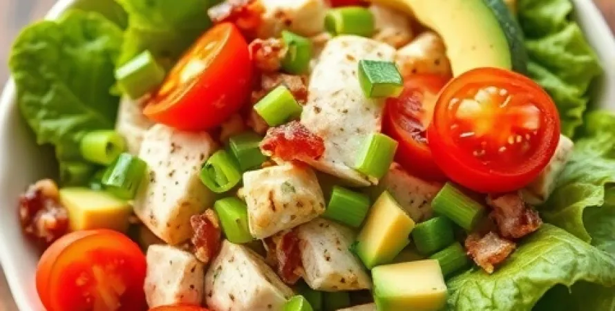 Salade de poulet aux avocats