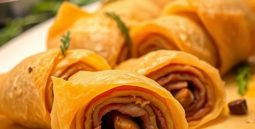 Rouleaux de viande au phyllo