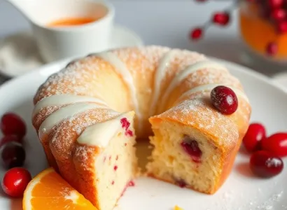 Pain aux cranberries et à l'orange