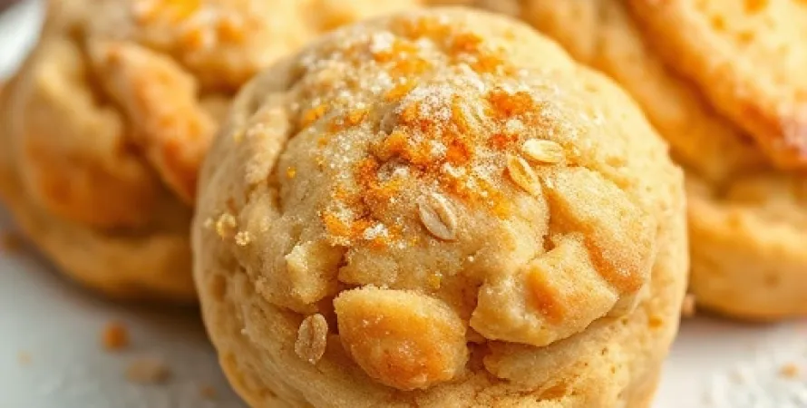 Biscuits à l'orange et au gruau