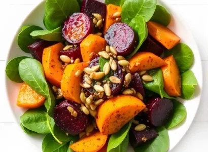 Salade de courge chaude