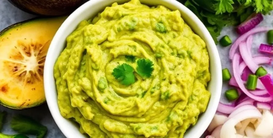 Guacamole aux tomatillos rôtis