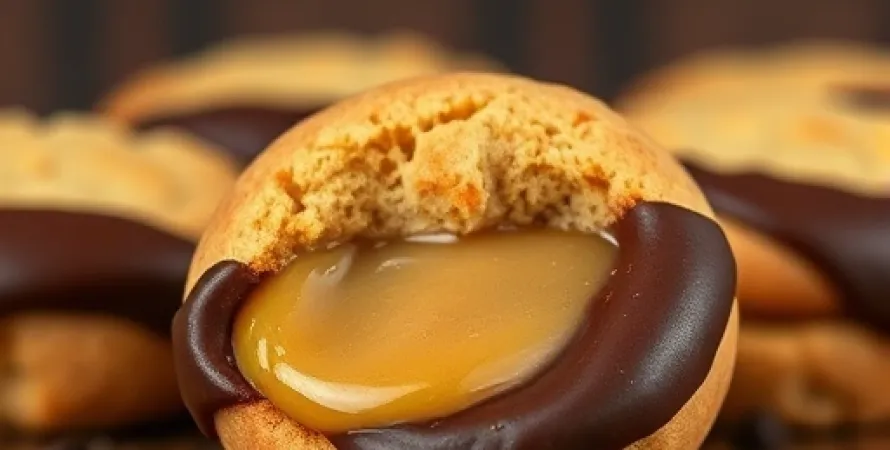 Biscuits au Chocolat et Dolce de Leche