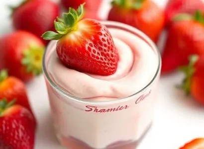 Mousse aux fraises