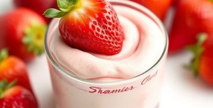 Mousse aux fraises