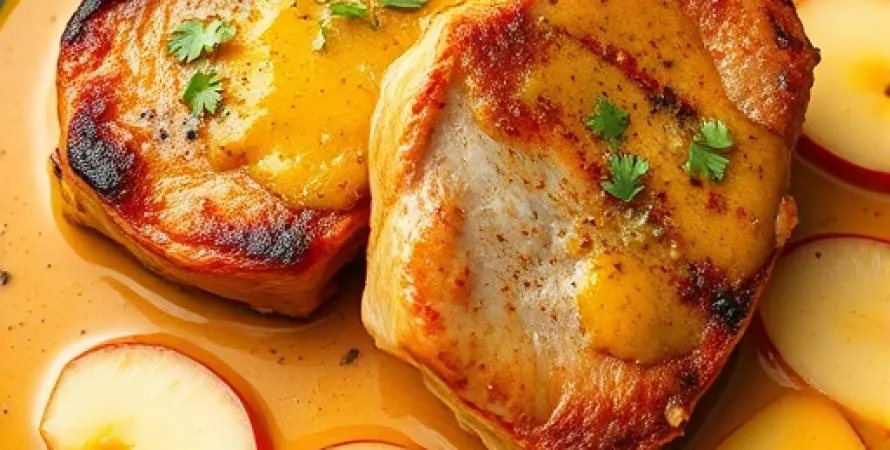 Côtes de porc au curry