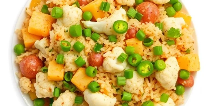 Salade de riz indienne