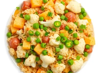Salade de riz indienne