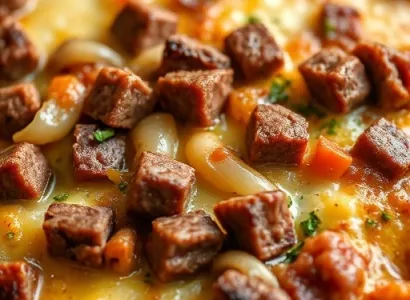 Gratin de boeuf au barbecue
