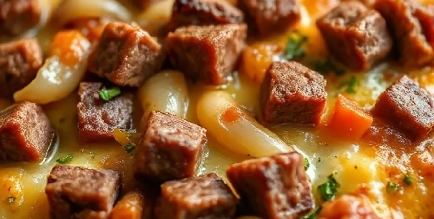 Gratin de boeuf au barbecue
