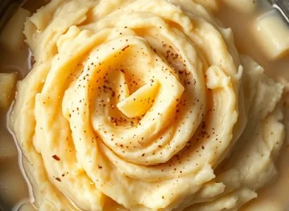 Purée de pommes de terre avec chou