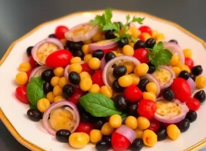 Salade de haricots aux agrumes