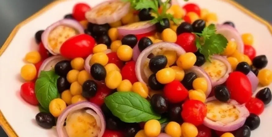 Salade de haricots aux agrumes
