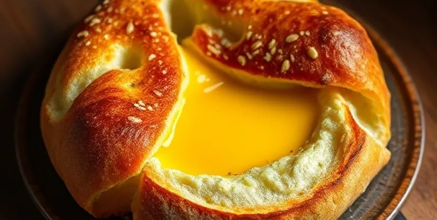 Pain à la bière avec fromage
