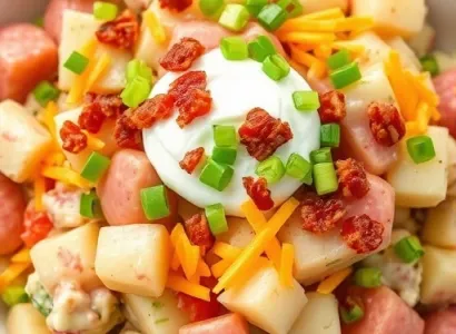Salade de pommes de terre chargée