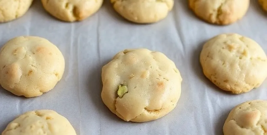 Cookies sans gluten au beurre de pistache