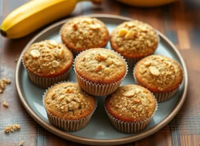 Muffins de banane au quinoa