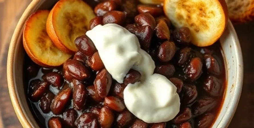 Haricots noirs à la guatémaltèque