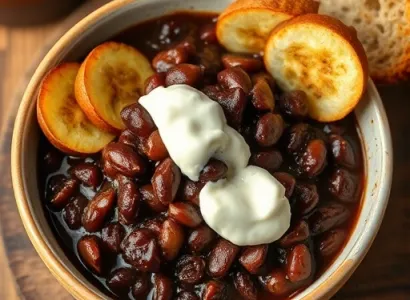 Haricots noirs à la guatémaltèque