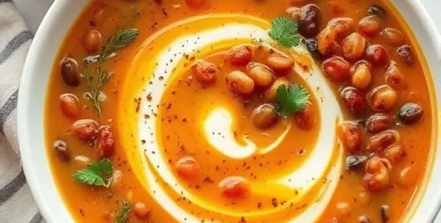 Soupe de lentilles épicée
