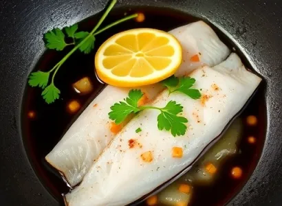 Poisson au citron et coriandre