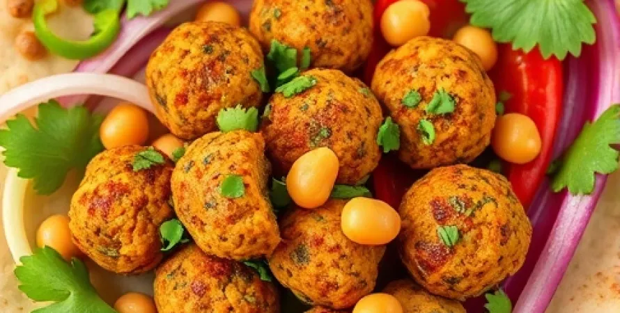 Falafel végétalien
