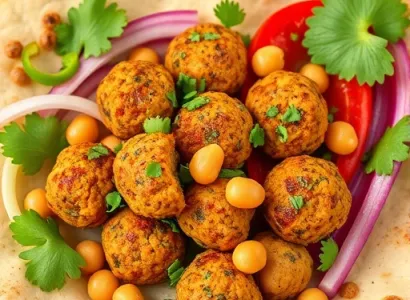 Falafel végétalien