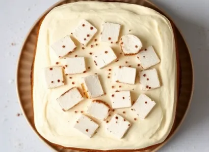 Gâteau tofu au coco vegan