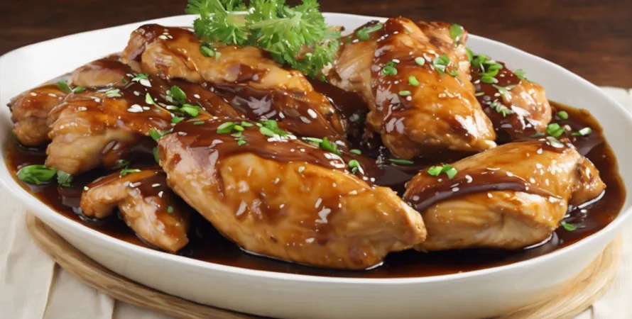 Poulet sauté aux aromates et sauce hoisin