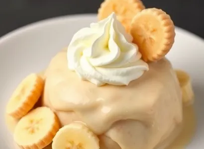 Pudding au beurre de pomme de terre et banane