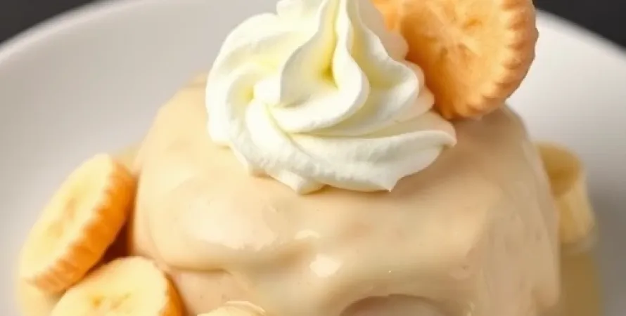 Pudding au beurre de pomme de terre et banane