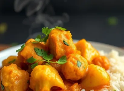 Curry de chou-fleur avec poulet