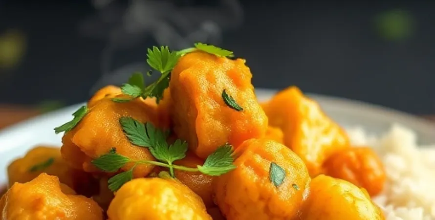 Curry de chou-fleur avec poulet