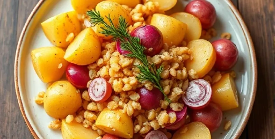 Pommes de terre aux graines de tournesol