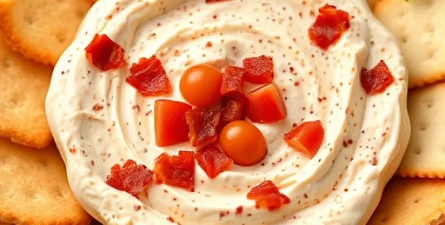 Dip au bacon et tomate