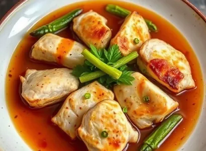 Poulet mariné à l'asienne