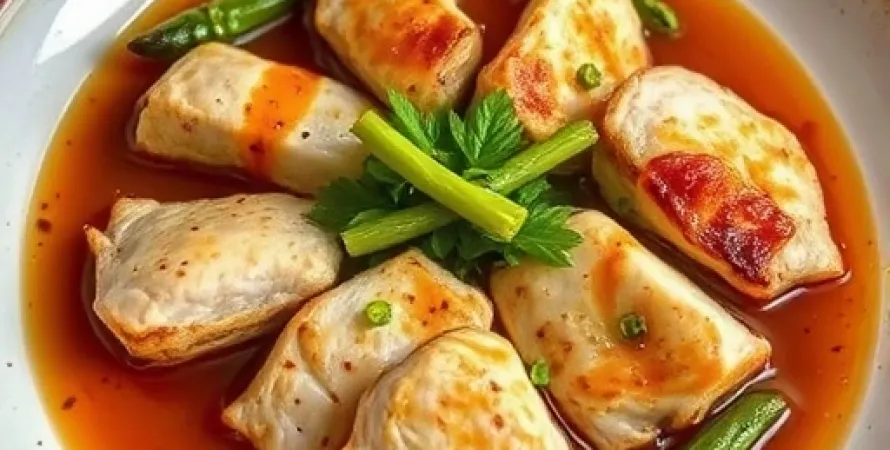 Poulet mariné à l'asienne