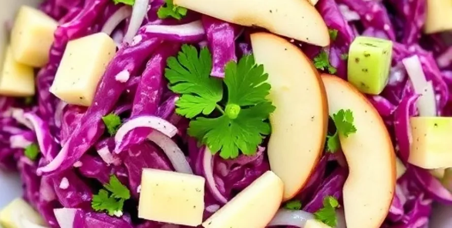 Salade de chou rouge et vert