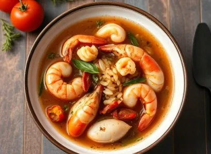 Soupe de mer méditerranéenne