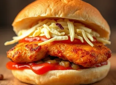 Sandwich de poulet rôti