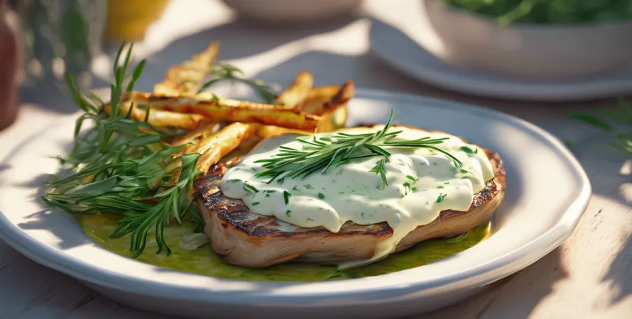Artichauts grillés à l'ail et aux herbes avec aioli