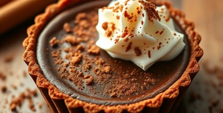 Tarte au chocolat chaud mexicaine