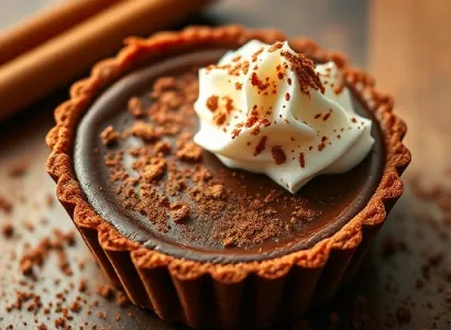 Tarte au chocolat chaud mexicaine