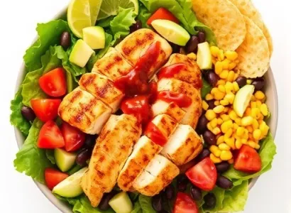 Salade de poulet au BBQ