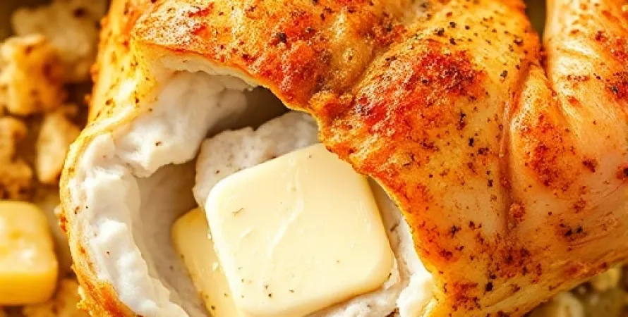 Poulet frit au four