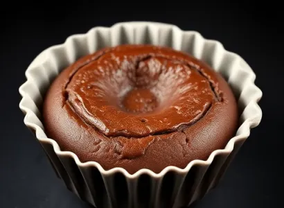 Gâteau au chocolat et banane sans œuf