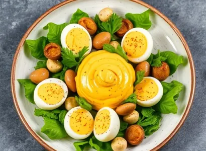 Salade d'œufs légère