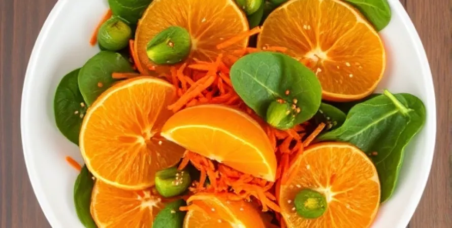 Salade d'automne aux oranges