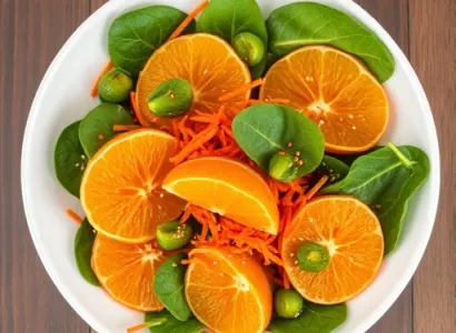 Salade d'automne aux oranges