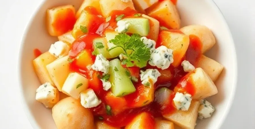 Salade de pommes de terre chaude au piment